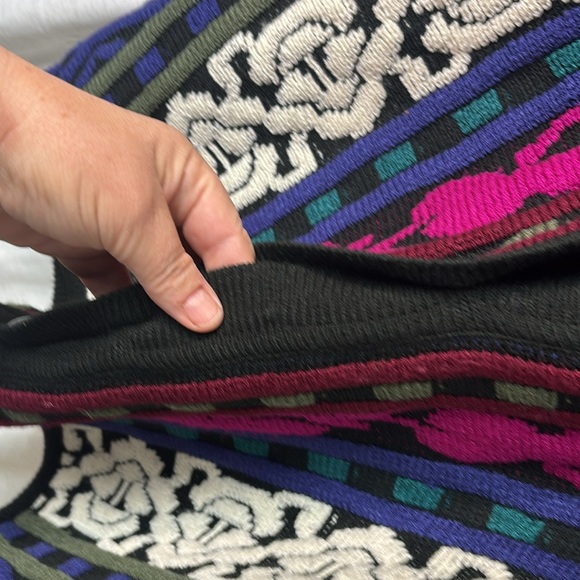 Vintage Forelli Multi- Colored acrylic XXL Sweater - Picture 4 of 10